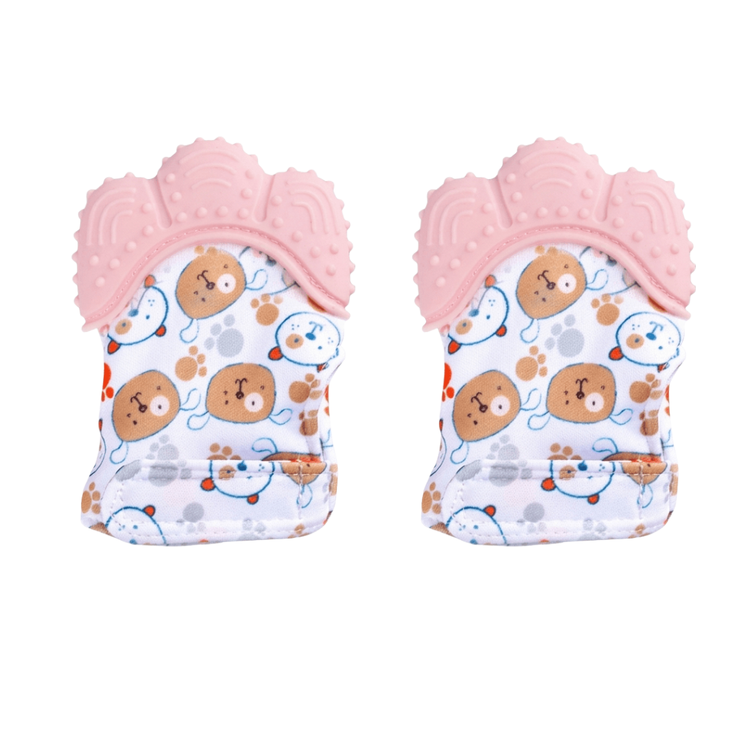 Baby Teether Gloves for Soothing Gums and Tiny Hands