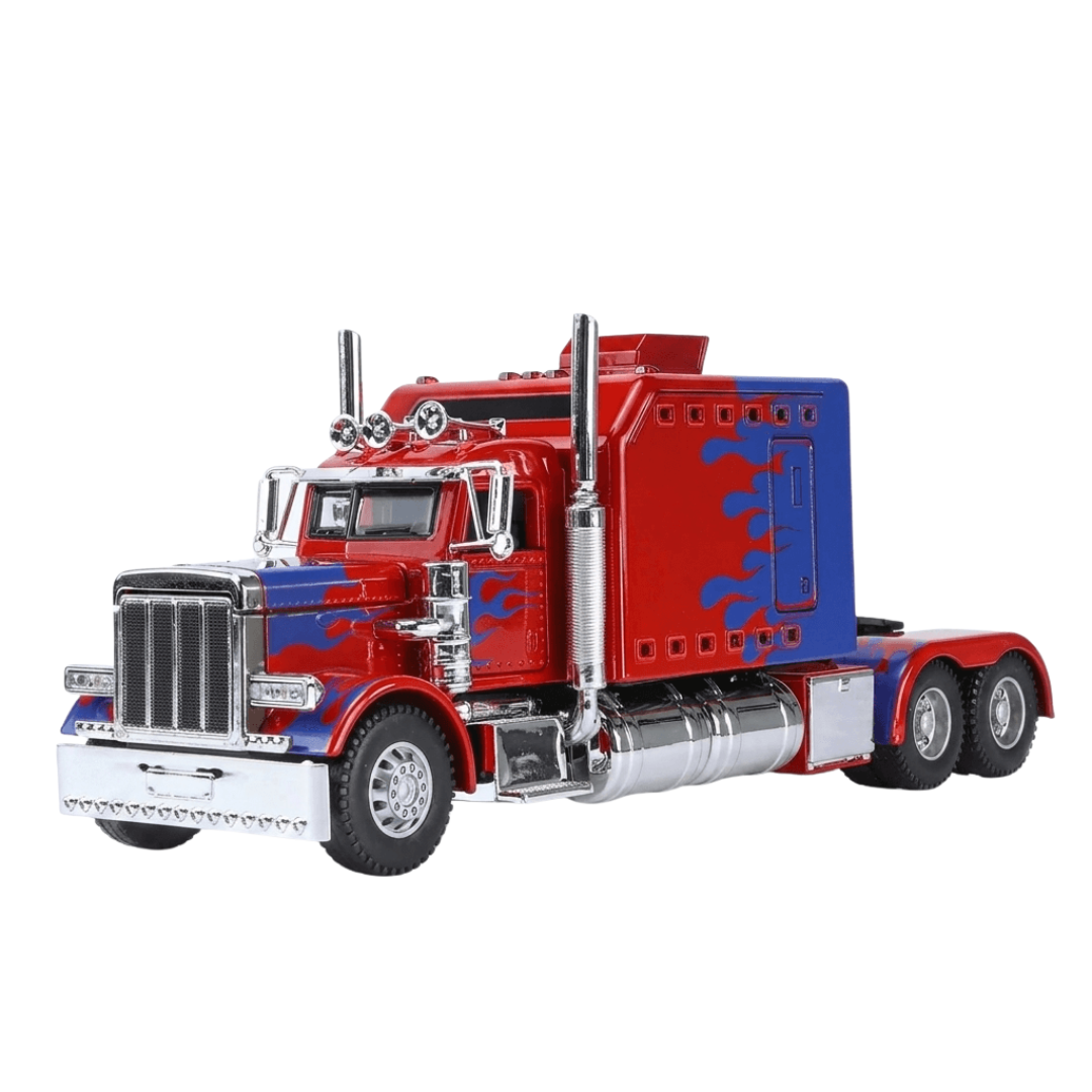 Die-Cast Semi Truck Model with Lights and Sounds