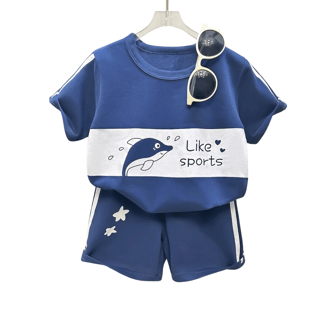 Toddler T-Shirt and Shorts Set for Playful Summer Days
