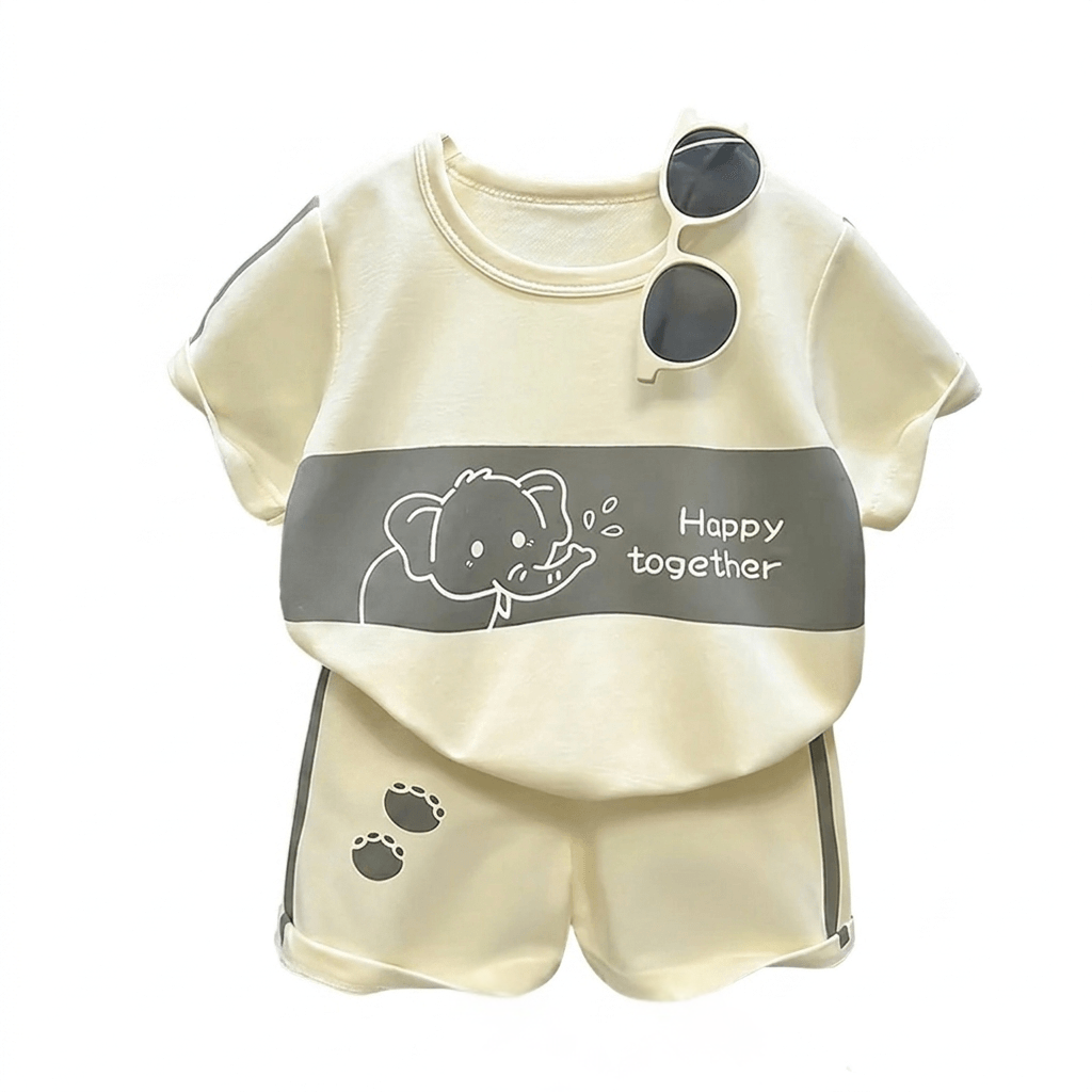 Toddler T-Shirt and Shorts Set for Playful Summer Days