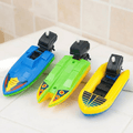 Wind Up Speed Boat Toy for Bath Time and Pool Play - main product image