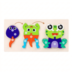 Wooden Life Cycle Puzzle Set for Curious Little Learners