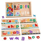 Montessori Word Board for Color Recognition and Spelling