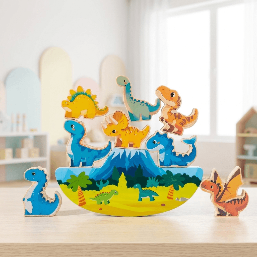 Wooden Stacking Game for Focus and Fine Motor Skills - main product image