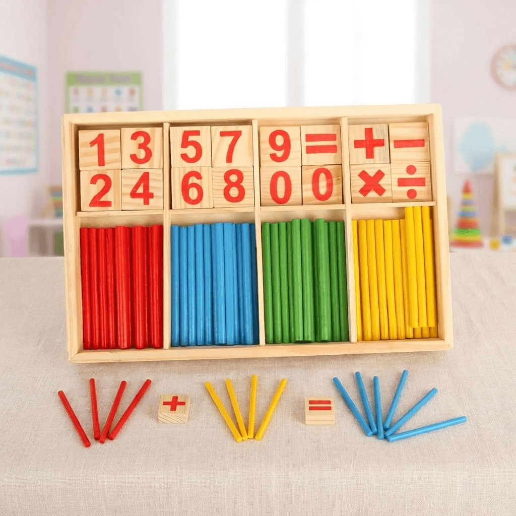 Colorful Counting Rod Game for Early Math Confidence - main product image
