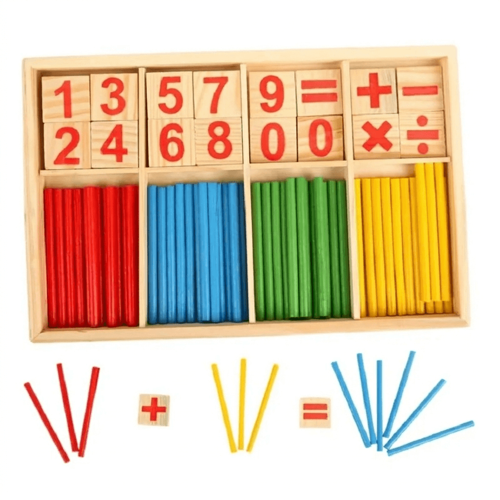 Colorful Counting Rod Game for Early Math Confidence