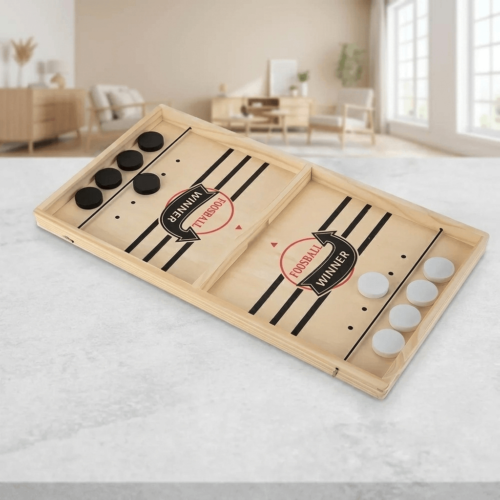 Elastic Sling Puck Game for Quick Reflexes and Indoor Play - main product image